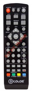 Пульт для ресивера Dcolor DC711HD Original